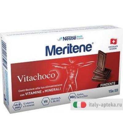 Meritene Vitachoco Fondente 15 Pezzi