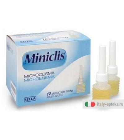 Miniclis Adulti - 12 Microclismi