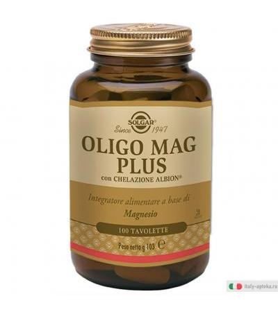 Oligo Mag Plus Solgar 100 Tavolette