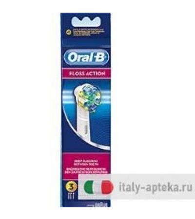 Oral B Floss Action Ricariche Spazzolino Elettrico 3pz