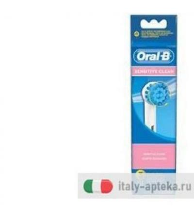 Oral-B Sensitive Clean Testine Ricambio 3 Pezzi