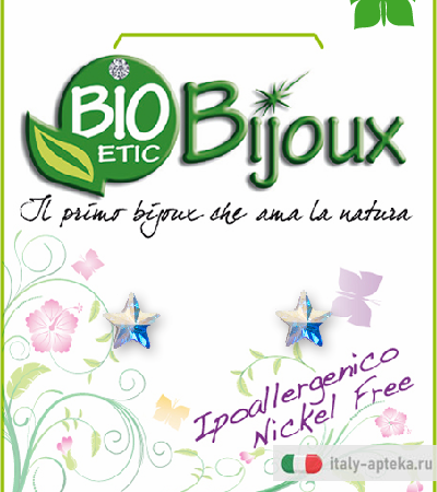 ORECCHINO STELLA 5MM Aurora Boreale