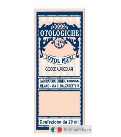 Otol Plus Gocce Otologiche Auricolari 20ml