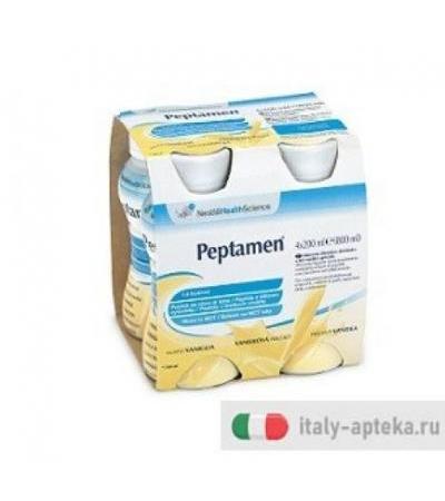 PEPTAMEN VANIGLIA 4X200ML