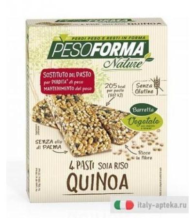 Pesoforma Nature Barrette Quinoa 4 Pezzi