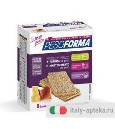 Pesoforma Sandwich Prosciutto/Formaggio 8 Pezzi