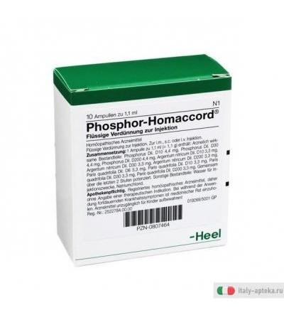 Phosphoricum Homaccord 10 fiale Heel