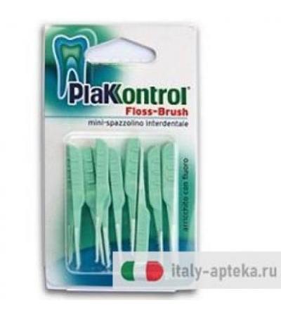 Plakkontrol Flossbrush 10 Pezzi