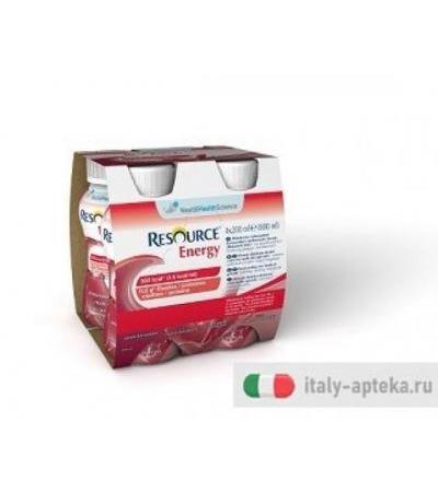 Resource Energy Fragola E Lampone 4x200ml