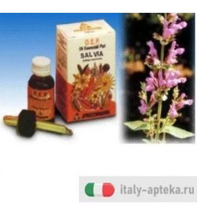 Salvia Foglie Olio Essenziale Puro 10ml