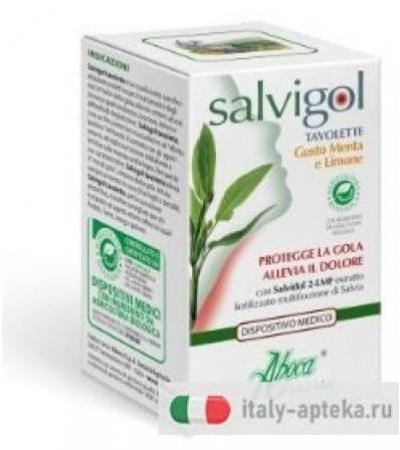 Salvigol Bio Adulti Menta/Limone 12 Tavolette
