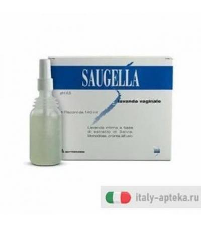 Saugella  Lavanda Vaginale Ph 4,5 140 ml 4 Flaconi