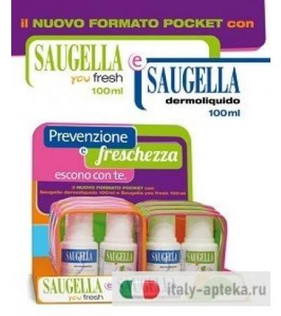 Saugella Pocket Youfresh 100ml + Dermoliquido 100ml