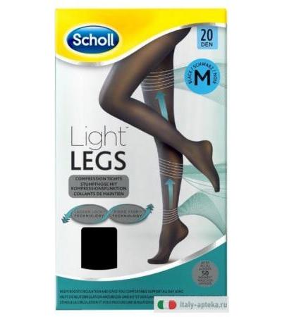 Scholl Light Legs Collant 20 Denari Taglia M Nero