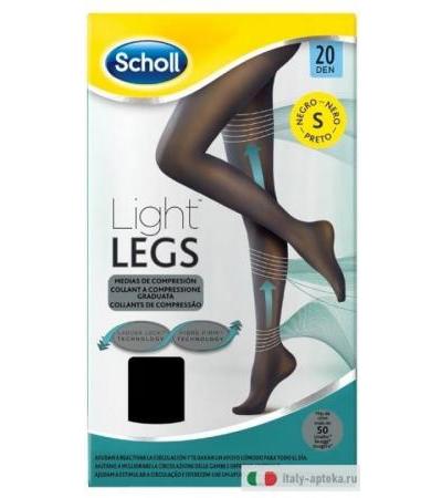 Scholl Light Legs Collant 20 Denari Taglia S Nero
