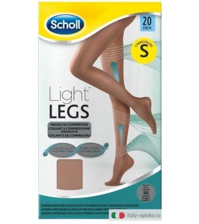Scholl Light Legs Collant 20 Denari Taglia S Nude