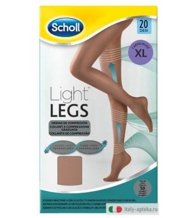Scholl Light Legs Collant 20 Denari Taglia XL Nude