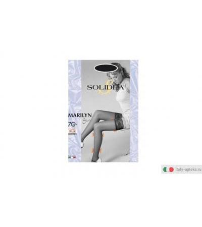 Solidea Marilyn 70 Sheer Calze  Autoreggenti Cammello Taglia 2