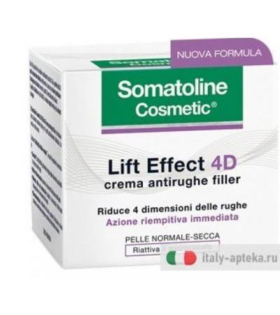 Somatoline Cosmetic Lift Effect 4D Crema Antirughe Filler 50ml