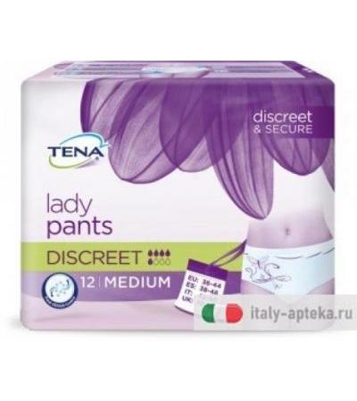 Tena Lady Pants Discreet M 12pz