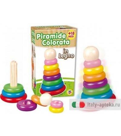 Teorema Giochi Piramide Di Anelli Colorata 20cm