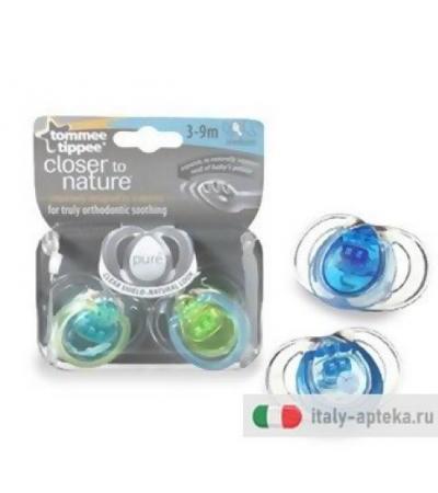 TOMMEE T SUCCH CTN PURE 3-9 2P