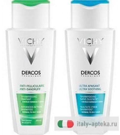 Vichy Dercos Cofanetto Shampoo Capelli Da Normali A Grassi