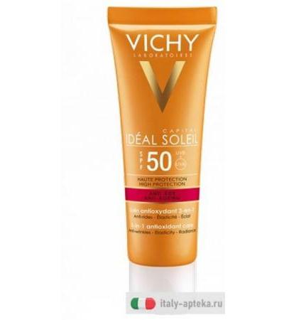 Vichy Ideal Soleil Crema Viso Anti-Età SPF50
