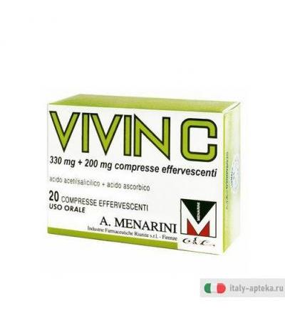 Vivin C 20 Compresse Effervescenti 330mg+200mg