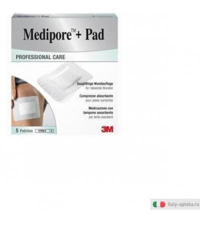 3m Medipore + Pad Medicazione Sterile 10x10 cm