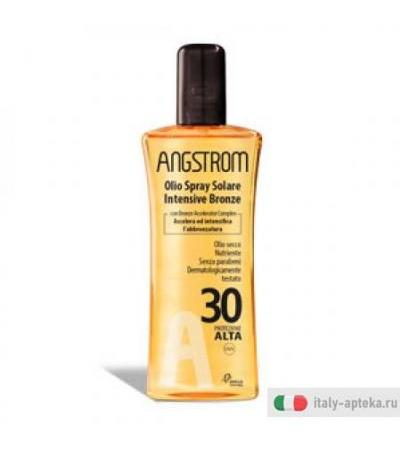 Angstrom Intensive Bronze 30 SPF Olio solare Spray 150 ml