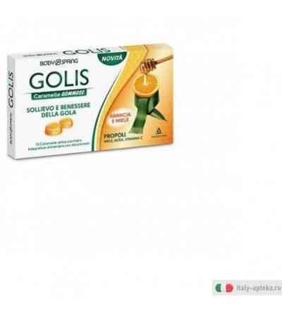 Body Spring Golis 15 Caramelle Gommose Arancia e Miele