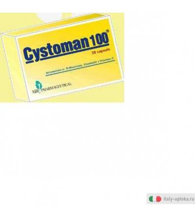 cystoman 100 integratore alimentare di d-mannosio, cranberry e vitamina c,