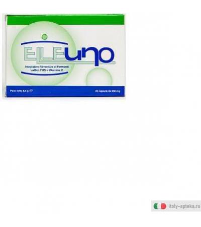 elleuno integratore alimentare di fermenti lattici, fos e vitamina c. l'apporto di fermenti