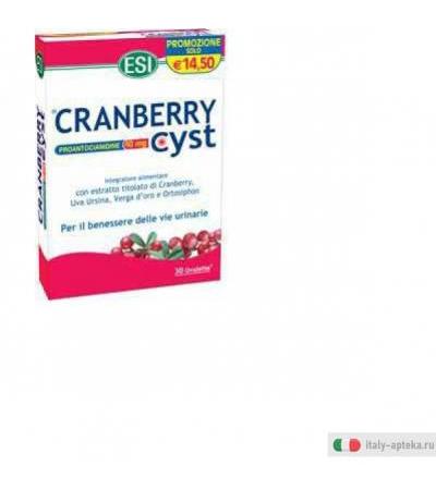 Esi Linea Benessere urinario Cranberry Cyst Integratore 30 Ovalette