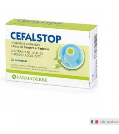 Farmaderbe Cefalstop Integratore Anti Tensivo 30 Compresse