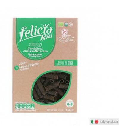 Felicia Bio Pasta al Grano Saraceno Tortiglioni senza Glutine 340g