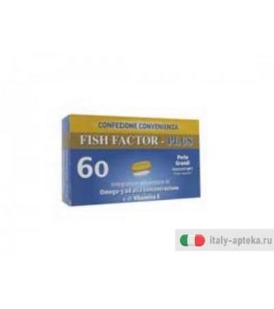 fish factor plus integratore a base di omega 3, che svolge un'azione naturale ma efficace nel ridurre i