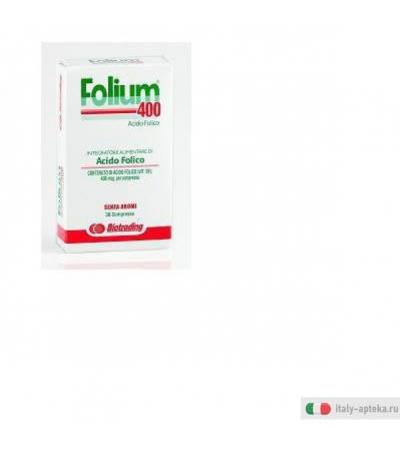 folium 400 integratore alimentare costituito da acido folico.