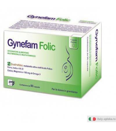 gynefam folic integratore alimentare multiminerale e multivitaminico. contiene