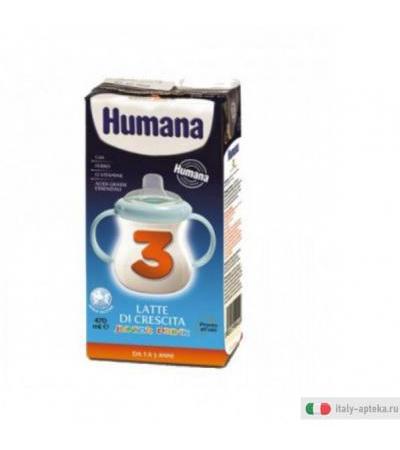 Humana 3 Junior Drink Latte di Crescita liquido 470 ml