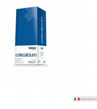 Humana Colecalcium Integratore di calcio e Vitamina D 150 ml