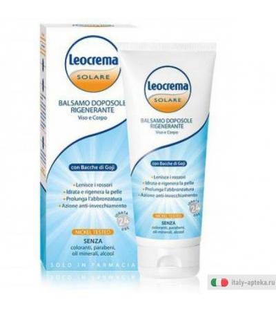 Leocrema Dopo Sole Bacche di Gojy Latte Doposole rigenerante 200 ml