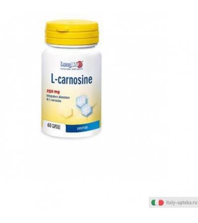 longlife l-carnosine integratori alimentare, utile per contribuire al normale funzionamento