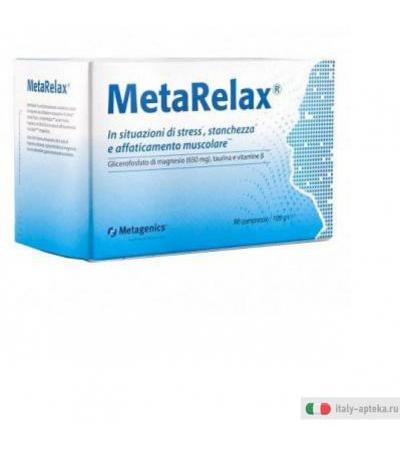 Metagenics Metarelax New Integratore Alimentare 90 Compresse