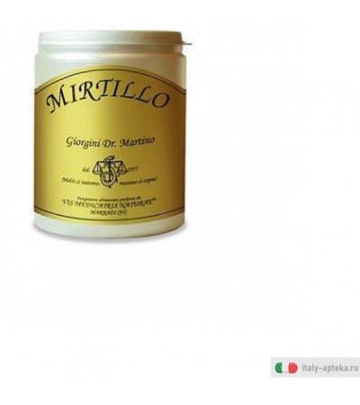 mirtillo integratore alimentare di mirtillo nero. favorisce la funzionalità del