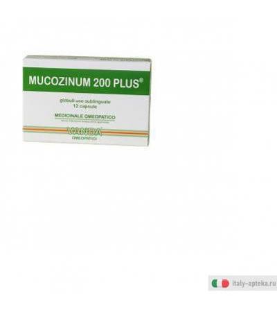 mucozinum 200 plus prodotto omeopatico contenente: