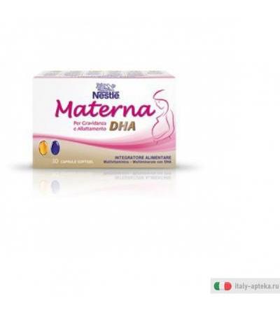 Nestlè materna DHA per gravidanza e allattamento 30 Capsule