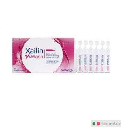 Nicox Farma Xalin Wash Soluzione Sterile Oculare 20 Fiale