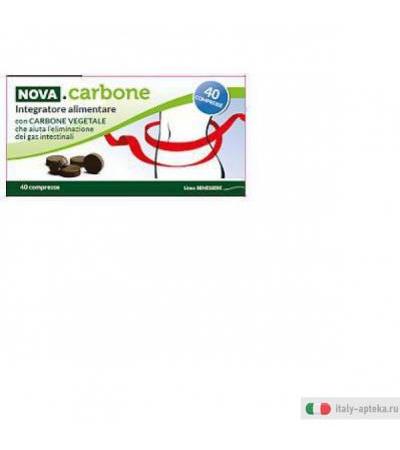 nova. carbone complemento alimentare a base di carbone vegetale, che contribuisce alla riduzione